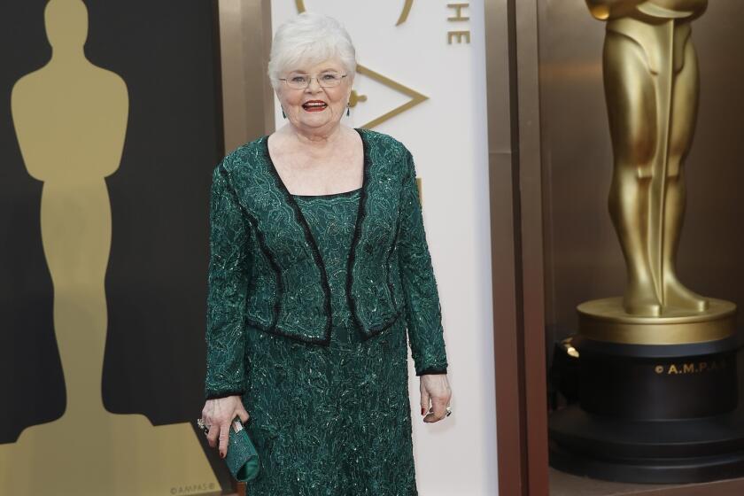 June Squibb, a supporting actress nominee for her role in "Nebraska," in Tadashi Shoji at the Oscars.
