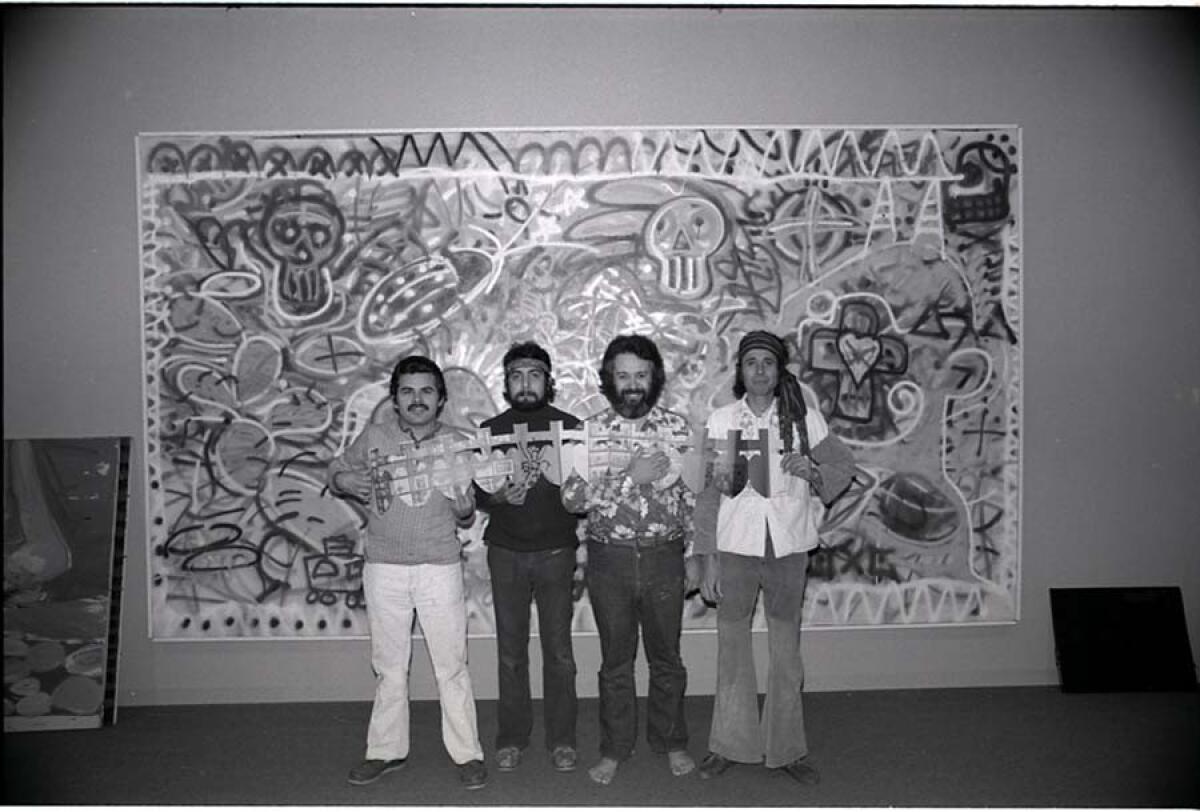 Los Four, Gilbert Lujan, Carlos Almaraz, Frank Romero and Roberto de la Rocha