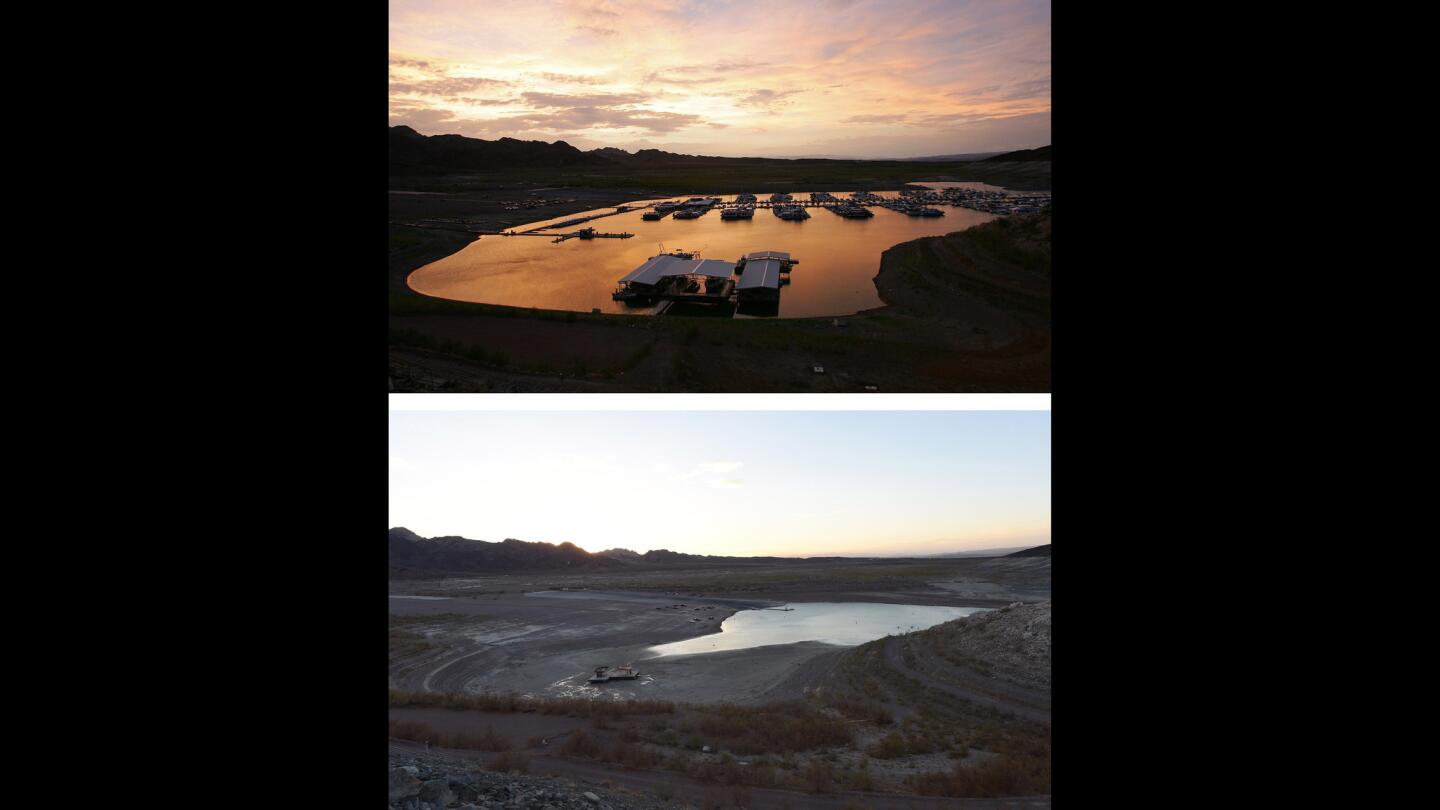 Lake Mead, 2007 and 2014