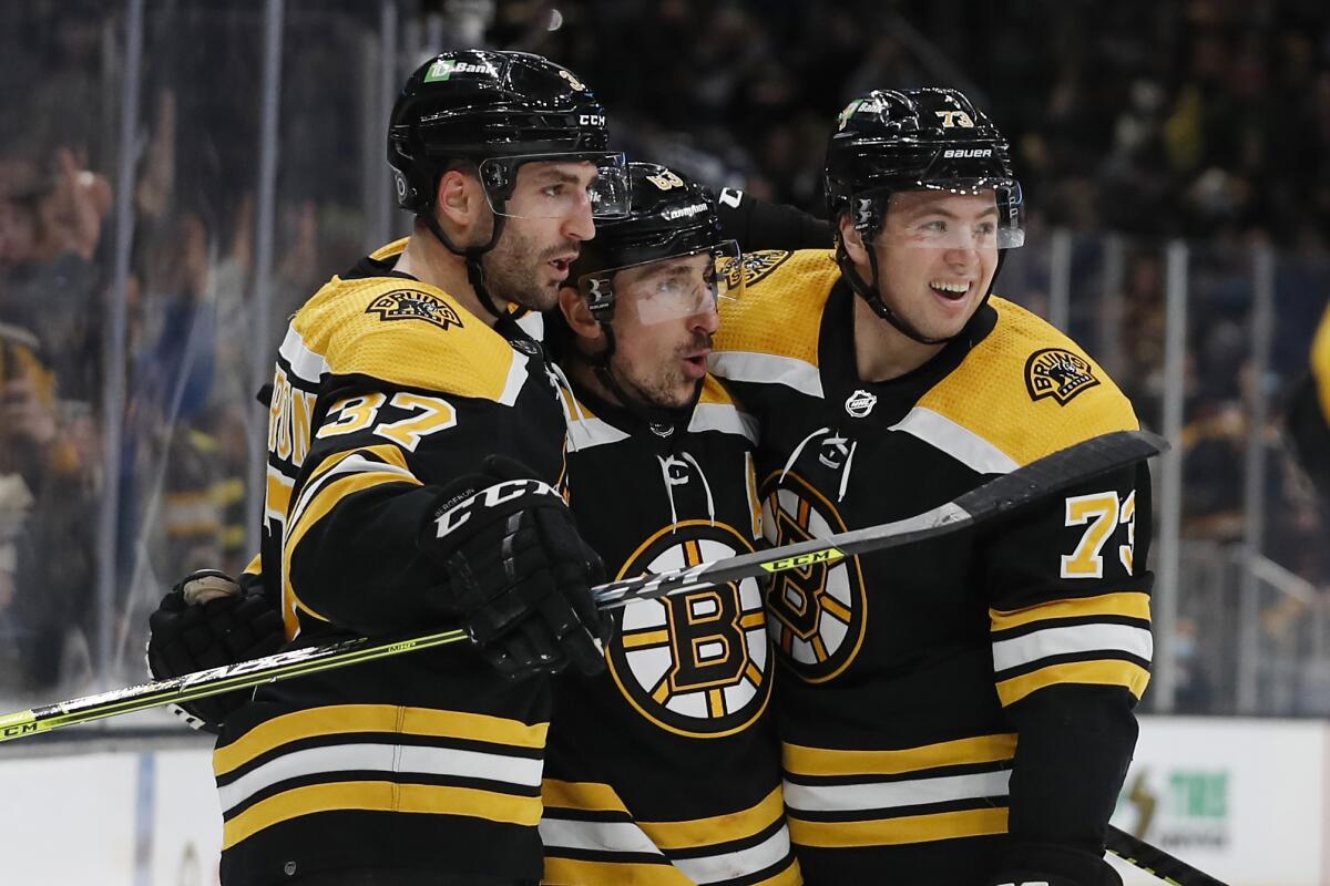 For the second straight year, NHL players voted Brad Marchand as