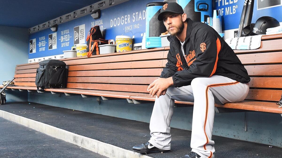 Giants ace Madison Bumgarner says losing to the Dodgers is not more upsetting since he takes all losses hard.
