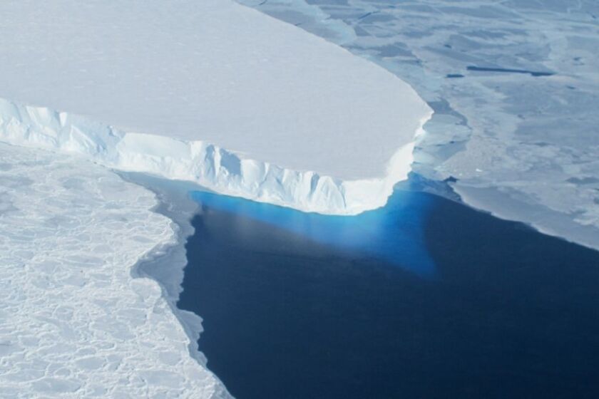 A major ice sheet in western Antarctica is melting, and its collapse is predicted to raise global sea level significantly.