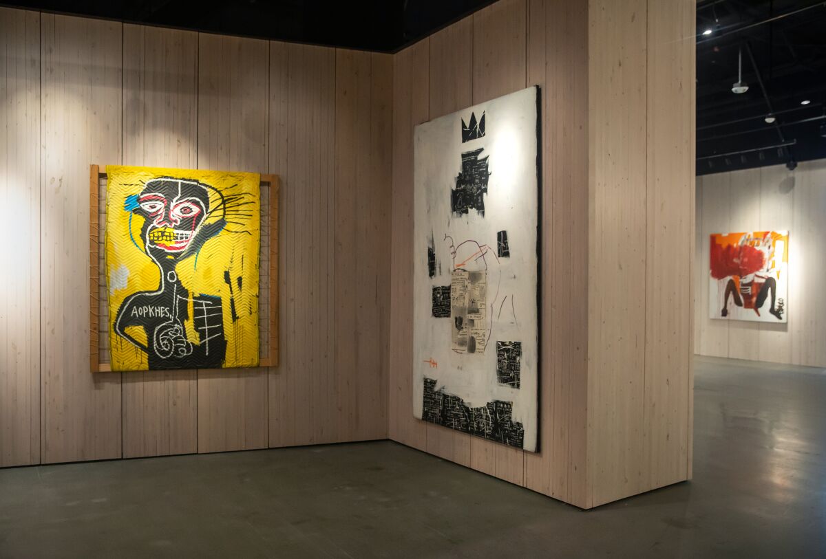 Work in "Jean-Michel Basquiat: King Pleasure." 