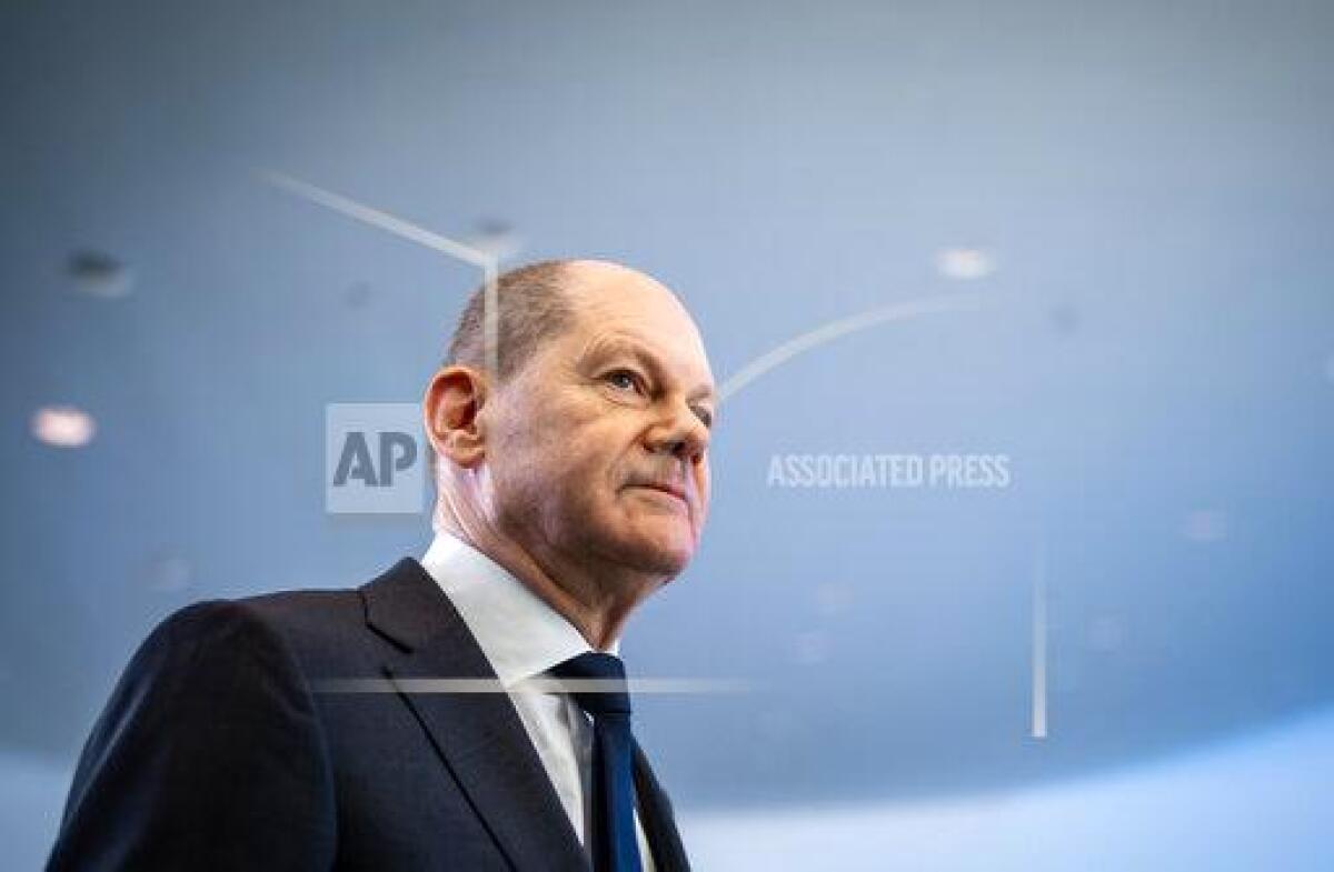 El canciller alemán, Olaf Scholz.