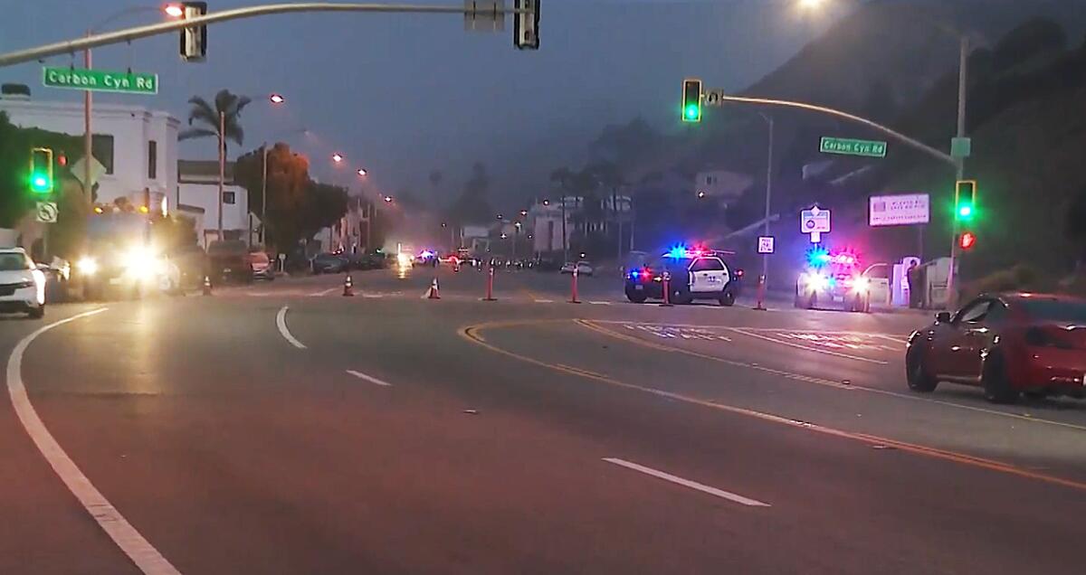 One dead, two injured in head-on collision on PCH in Malibu - Los Angeles Times