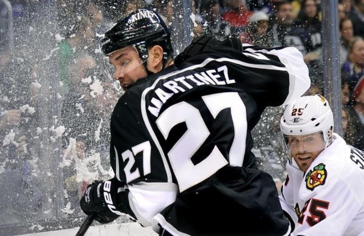 It looks like Alec Martinez will be back in the Kings' lineup for Game 4 of the playoff series against the St. Louis Blues.