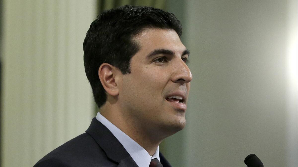 Then-Assemblyman Matt Dababneh (D-Woodland Hills) speaks at the Capitol in Sacramento last year.