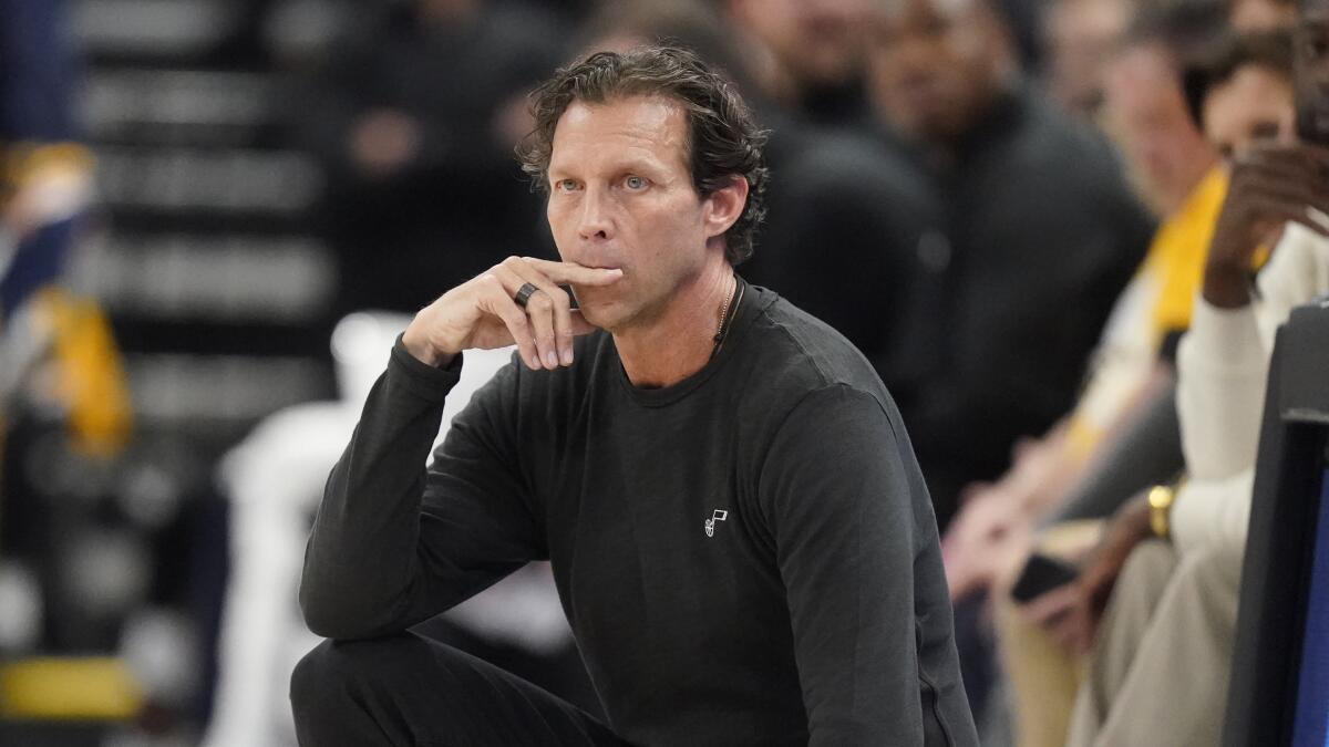 Quin Snyder resigns as Utah Jazz coach after eight seasons - Los Angeles  Times