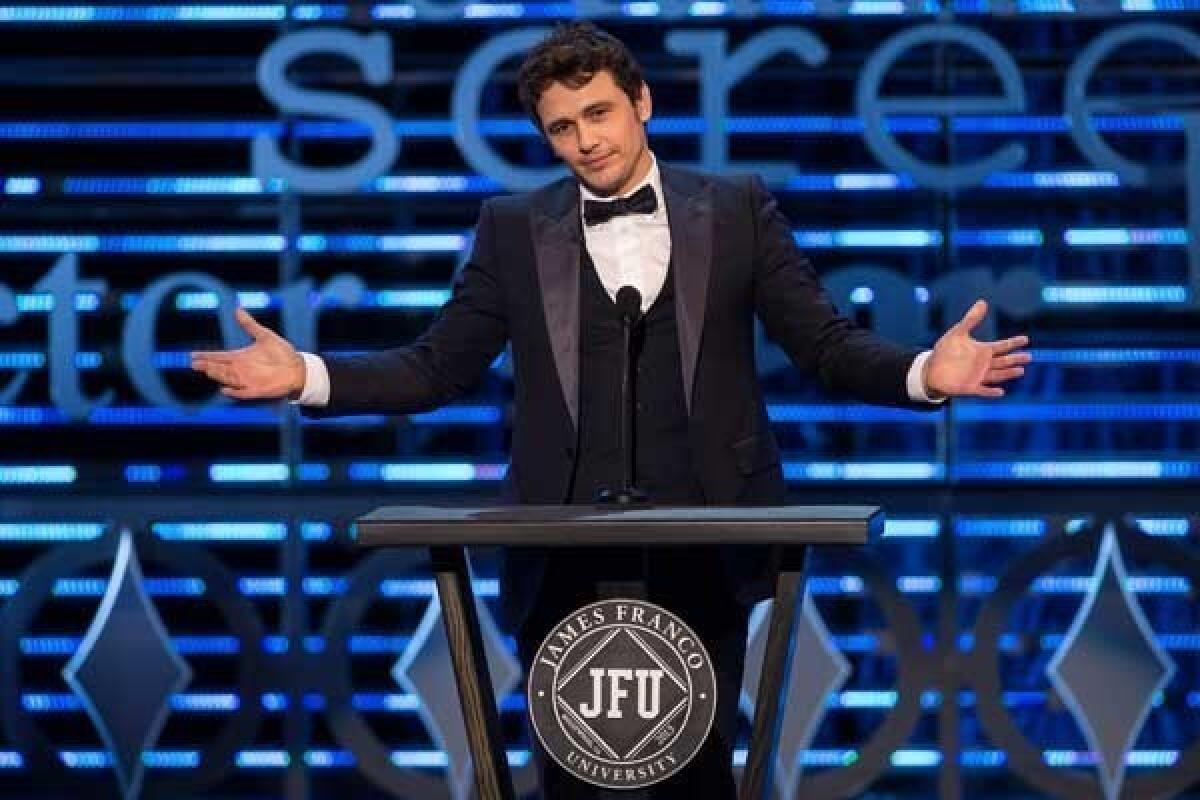 James Franco is roasted in a new special on Comedy Central.