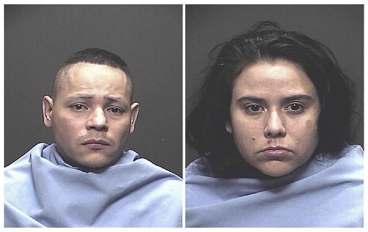 Fernando Richter, 34, and Sophia Richter, 32, are pictured in this handout booking photo courtesy of the Tucson Police Department.