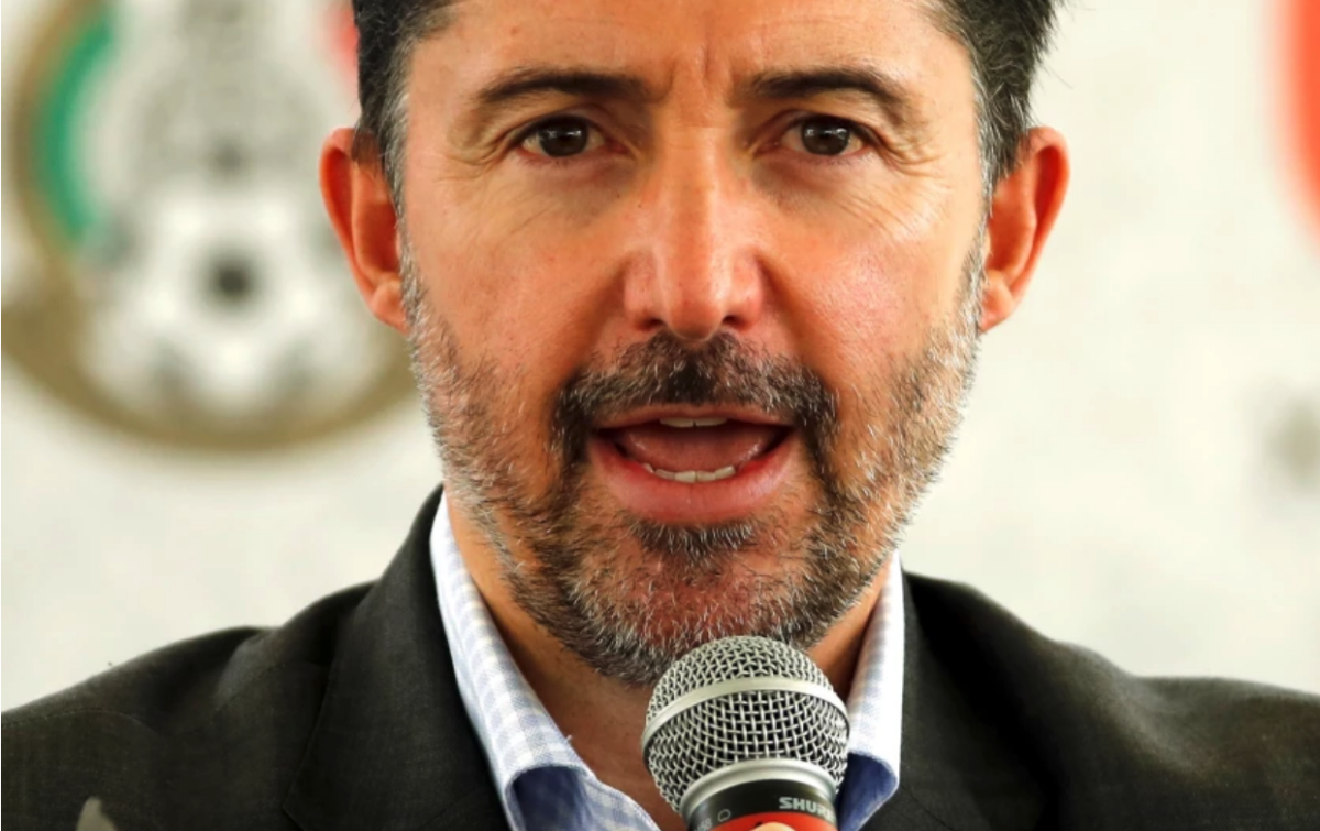 El presidente de la Federación Mexicana de Fútbol (FMF), Yon de Luisa