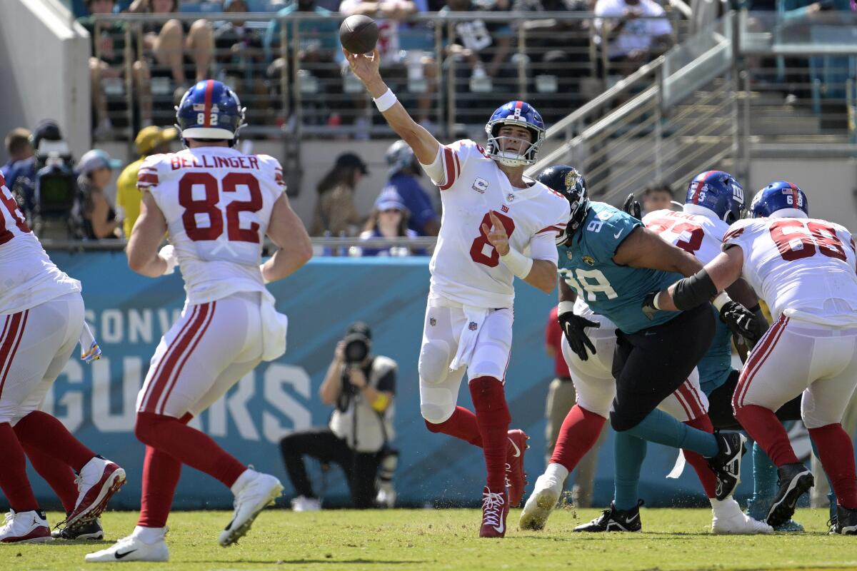 Preview: New York Giants at Jacksonville Jaguars, October 23, 2022