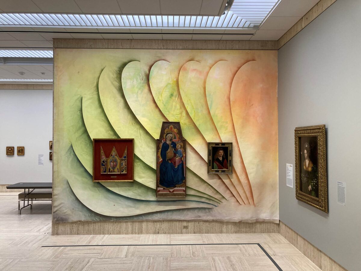 "P&! NTING" È un'installazione al Timken Museum of Art.