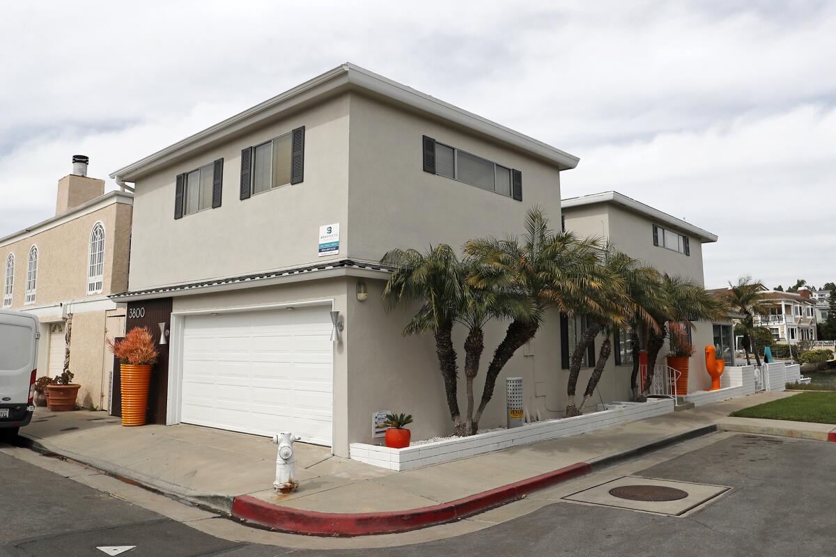A duplex at 3800 Channel Place on Newport Island is a short-term rental.