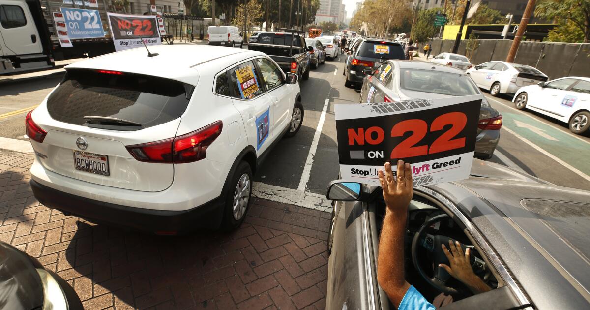 California Supreme Court to hear oral arguments on Uber, Lyft-backed Prop. 22 California Supreme Court to hear oral arguments on Uber, Lyft-backed Prop. 22