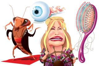 Jennifer Coolidge in "White Lotus," cockroach at the Met Gala, eyeball from "The Peripheral" and "The Diplomat's" hairbrush.