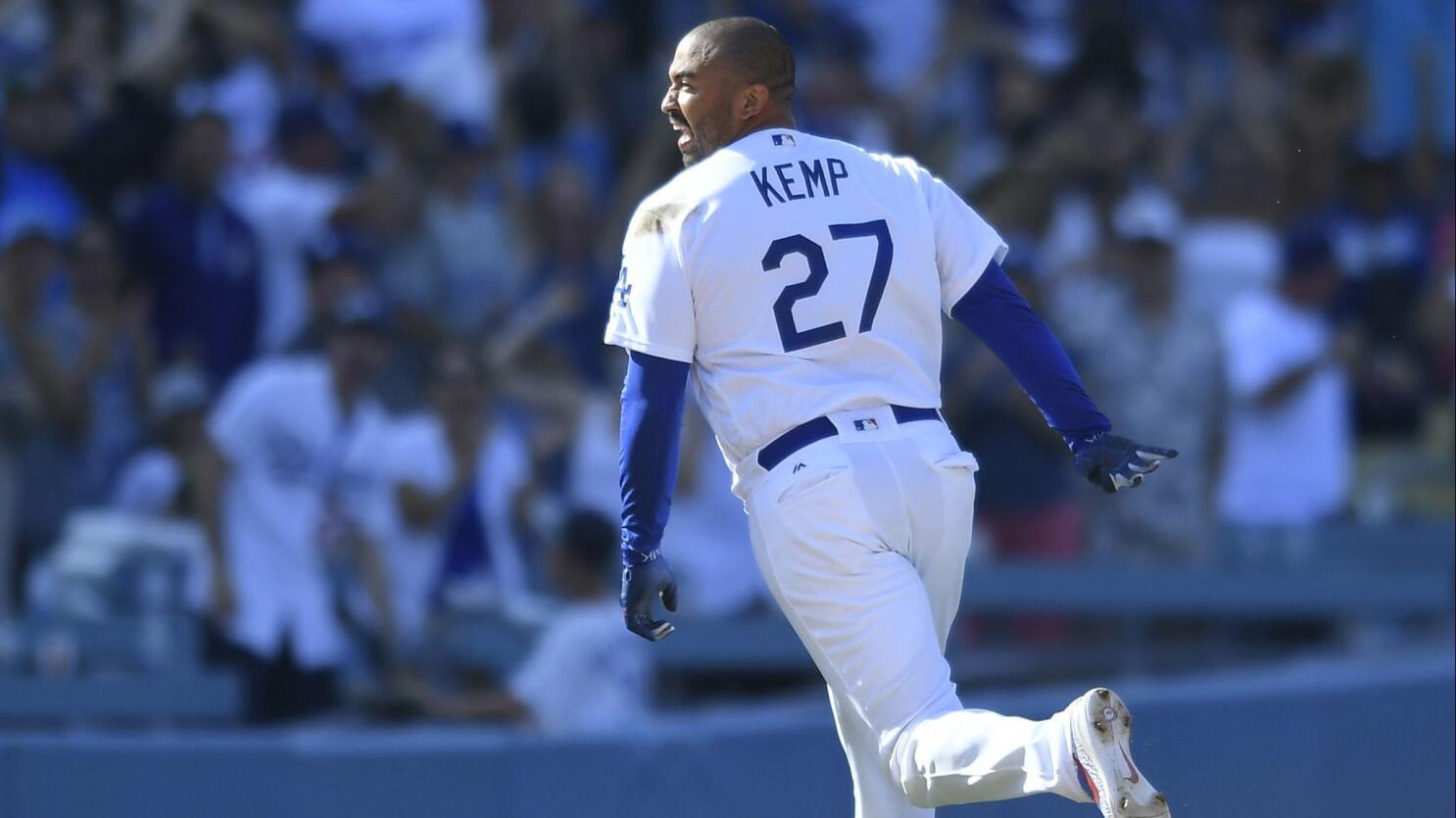 Dodgers Highlights: Matt Kemp Hits Walk-Off Double Against