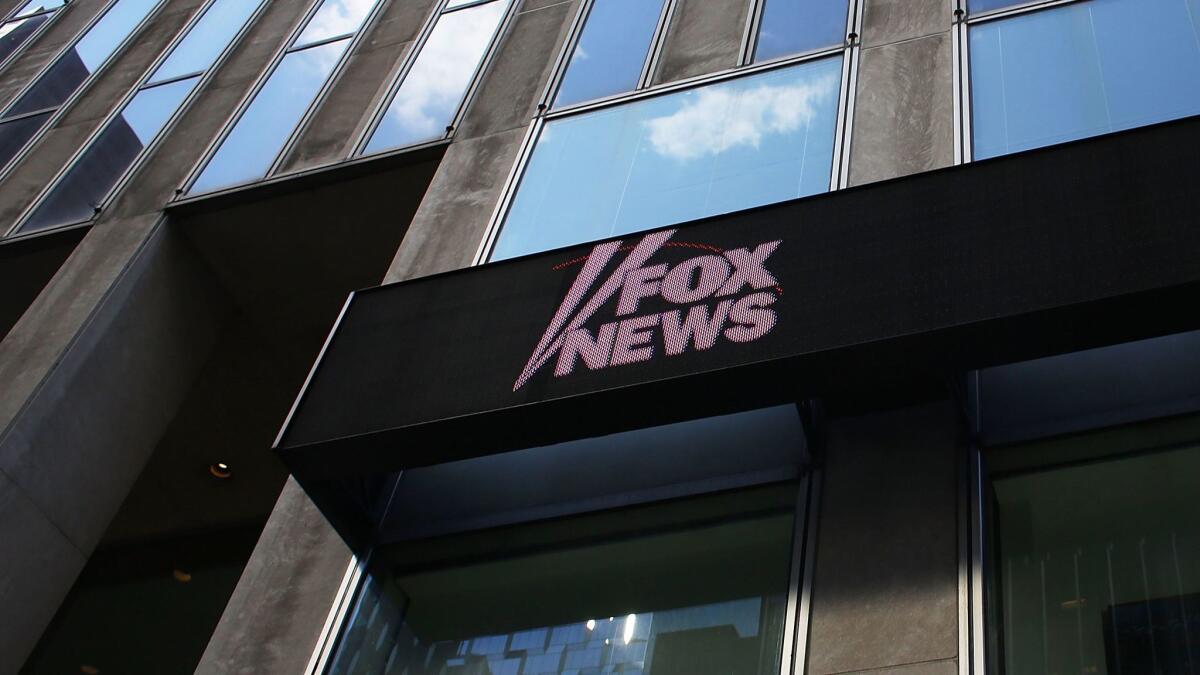 Fox News headquarters in Manhattan on April 5, 2017.