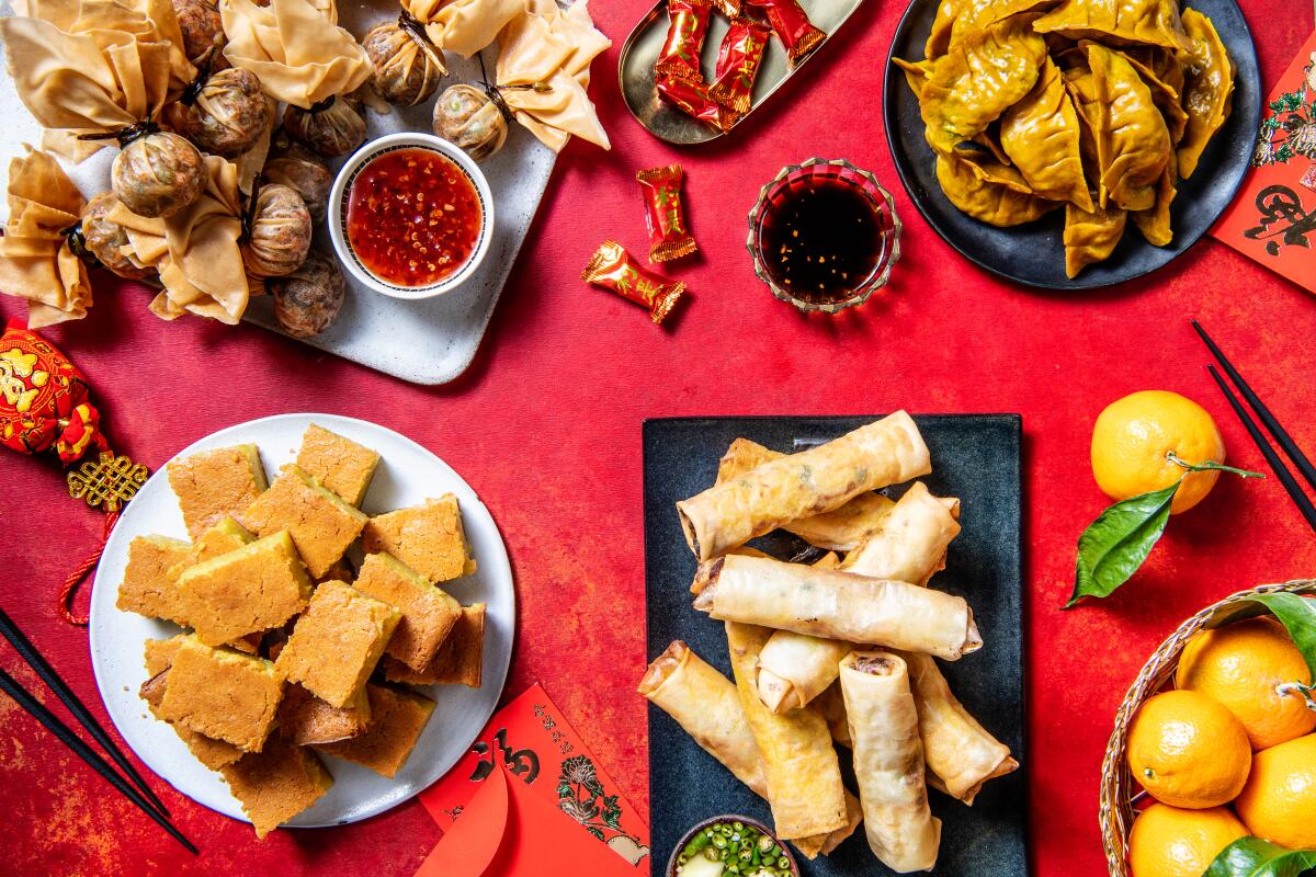 Lunar New Year dishes