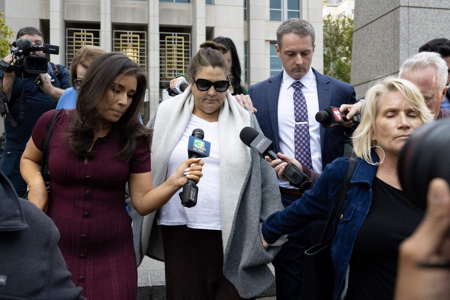 Dana Williamson, Gov. Gavin Newsom's former chief of staff, leaves the Robert T. Matsui United States Courthouse in Sacramento after being arrested in a federal public corruption probe involving multiple counts of bank and wire fraud on Wednesday, Nov. 12, 2025.