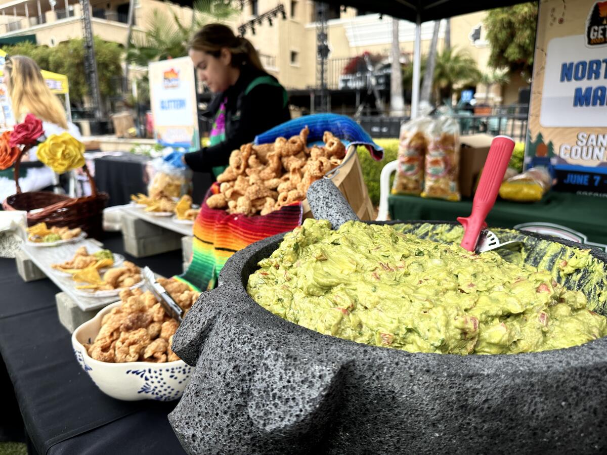 Guacamole de Northgate Market en la Feria del Condado de San Diego