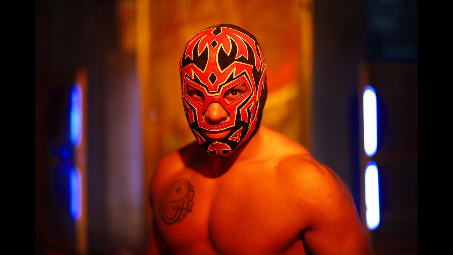 King Cuerno is a star of "Lucha Underground," which films in Boyle Heights and airs weekly on the El Rey Network.