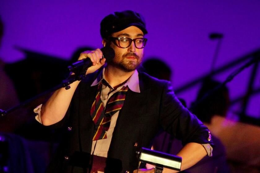 Sean Lennon performs at the Hollywood Bowl in 2011.