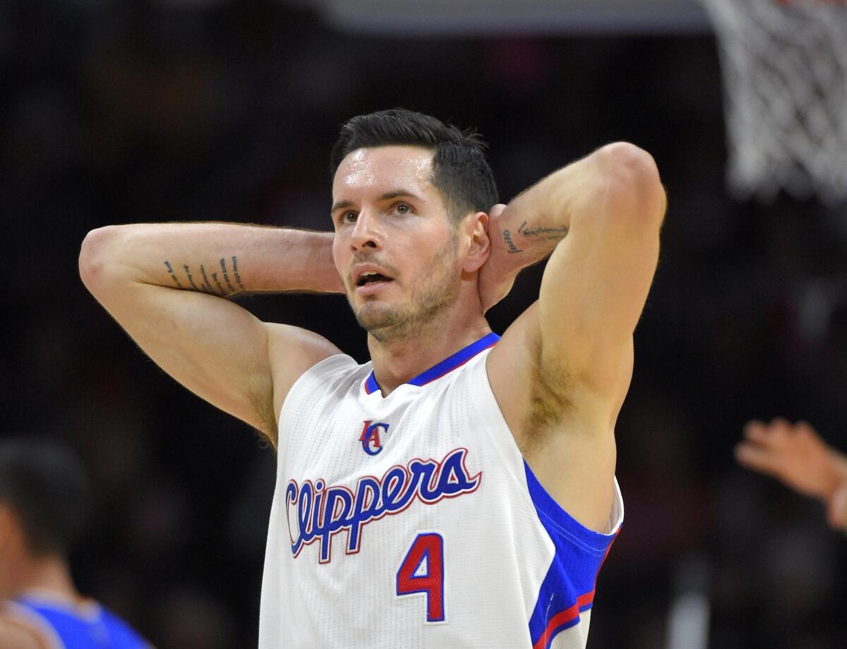 J.J. Redick is questionable to return to action Thursday for the Clippers.