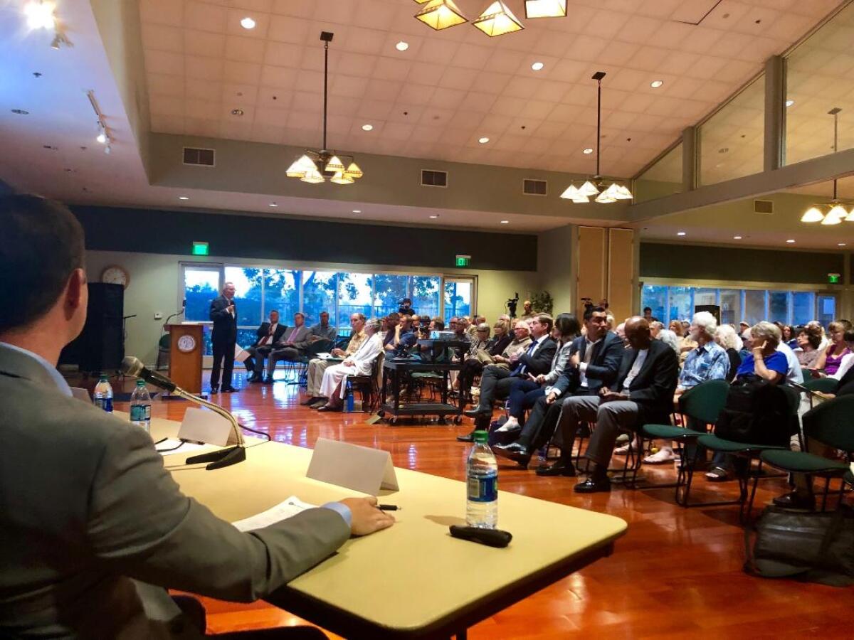 The Nuclear Regulatory Commission hosted a town hall in San Juan Capistrano Tuesday, Aug. 20. to discuss operations at the San Onofre Nuclear Generating Station