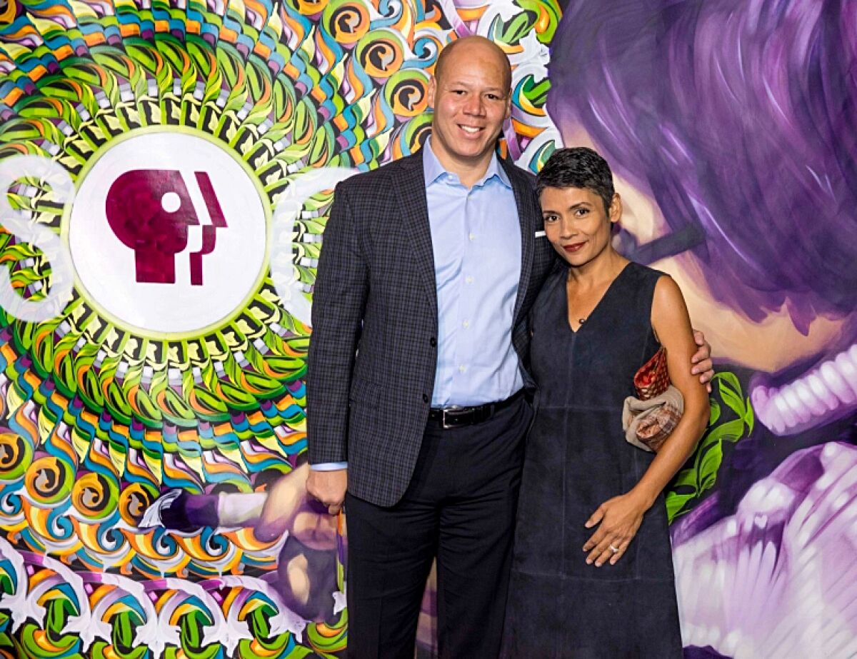 Chris Thompson, shown with his wife, Prashanti Thompson, is L.A. Mayor Karen Bass' chief of staff.