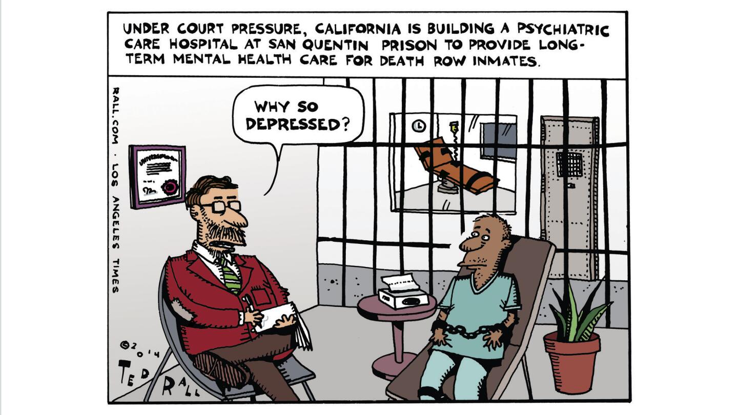 A psychiatric ward on San Quentin's death row