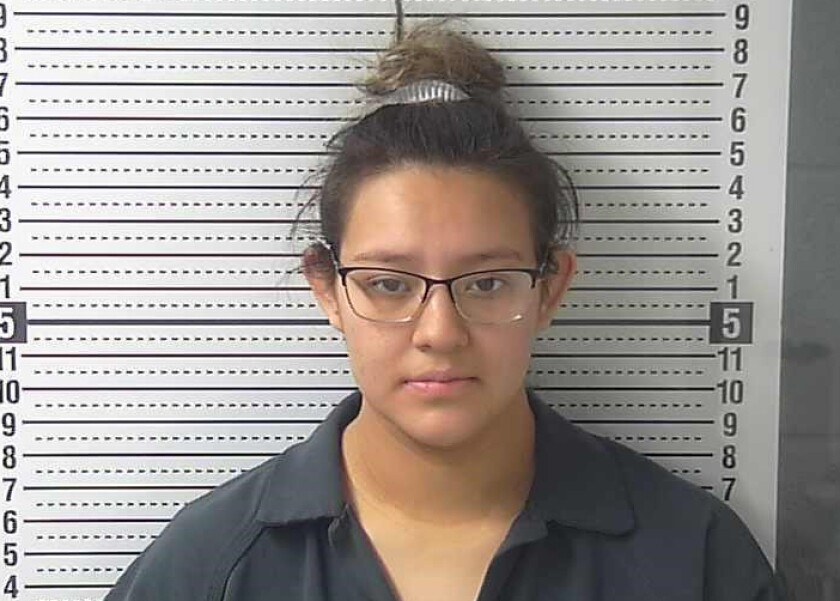 This undated photo provided by the Hobbs Police Department shows Alexis Avila, an 18-year-old Hobbs woman facing charges after police say she abandoned her newborn baby in a dumpster. (Hobbs Police Department via AP)