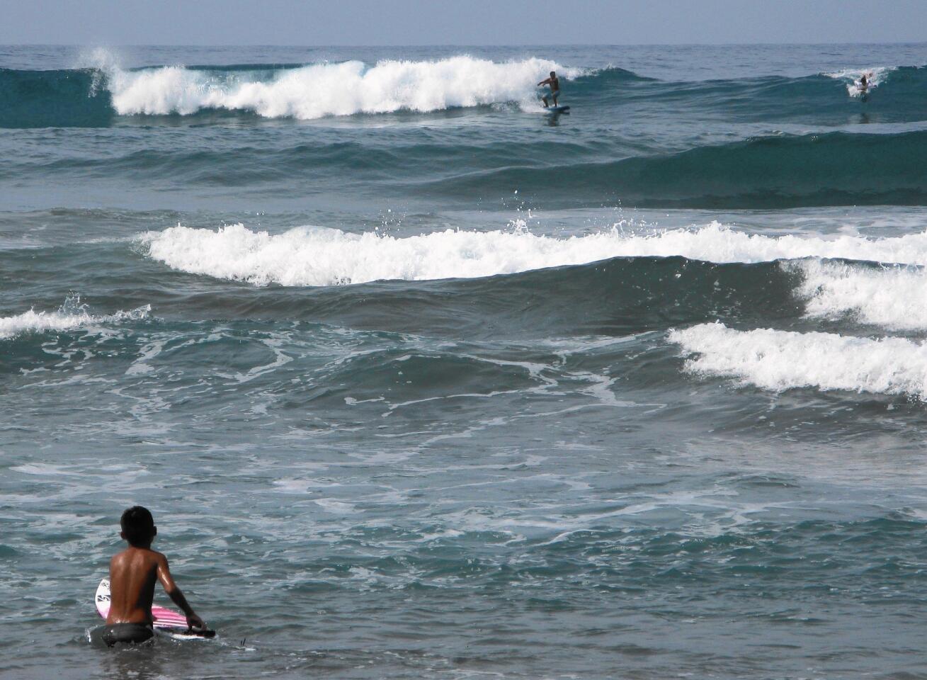 Waves off Playa Bonfil