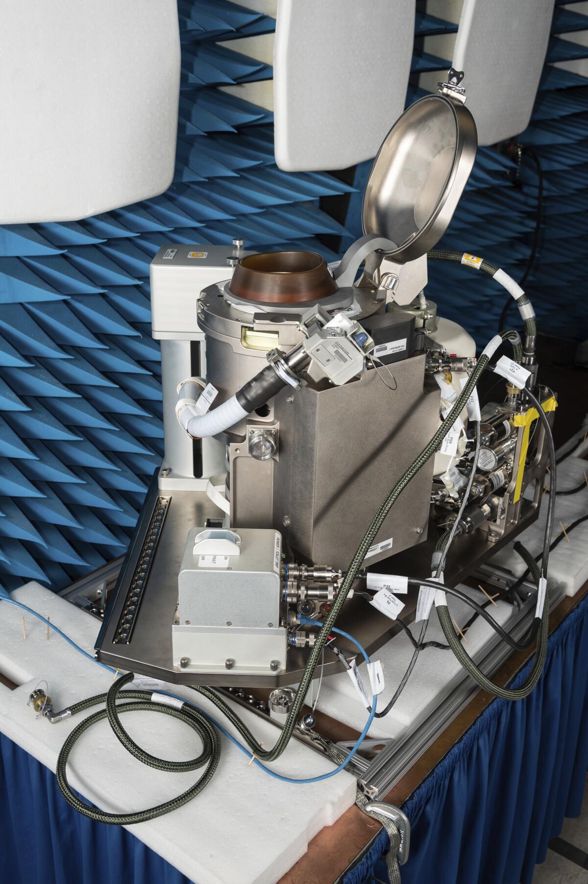 NASA's new space toilet, officially known as the Universal Waste Management System