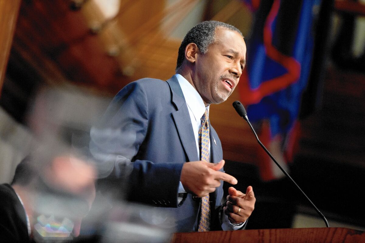Ben Carson’s campaign funds are being spent in part on a ground operation in Iowa.