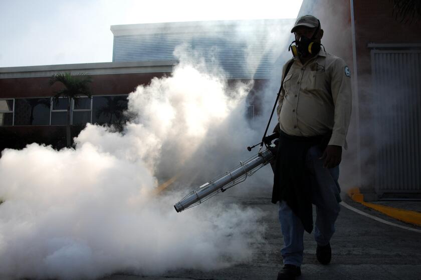 In Panama, above, and other Central American countries, governments were fumigating against mosquitoes, which can infect people with the Zika virus.