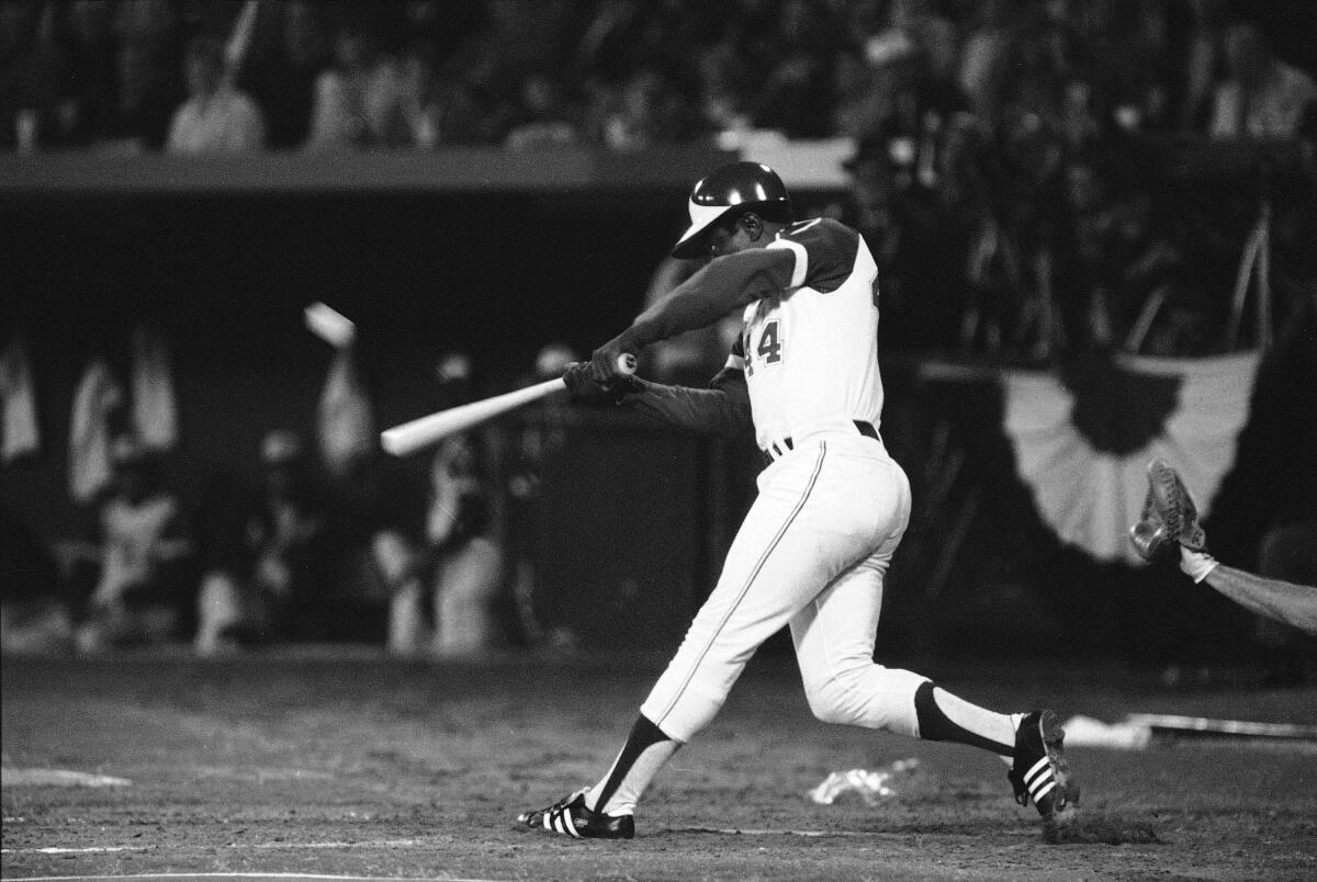 Hank Aaron's anguish leading up to record home run No. 715 - Los
