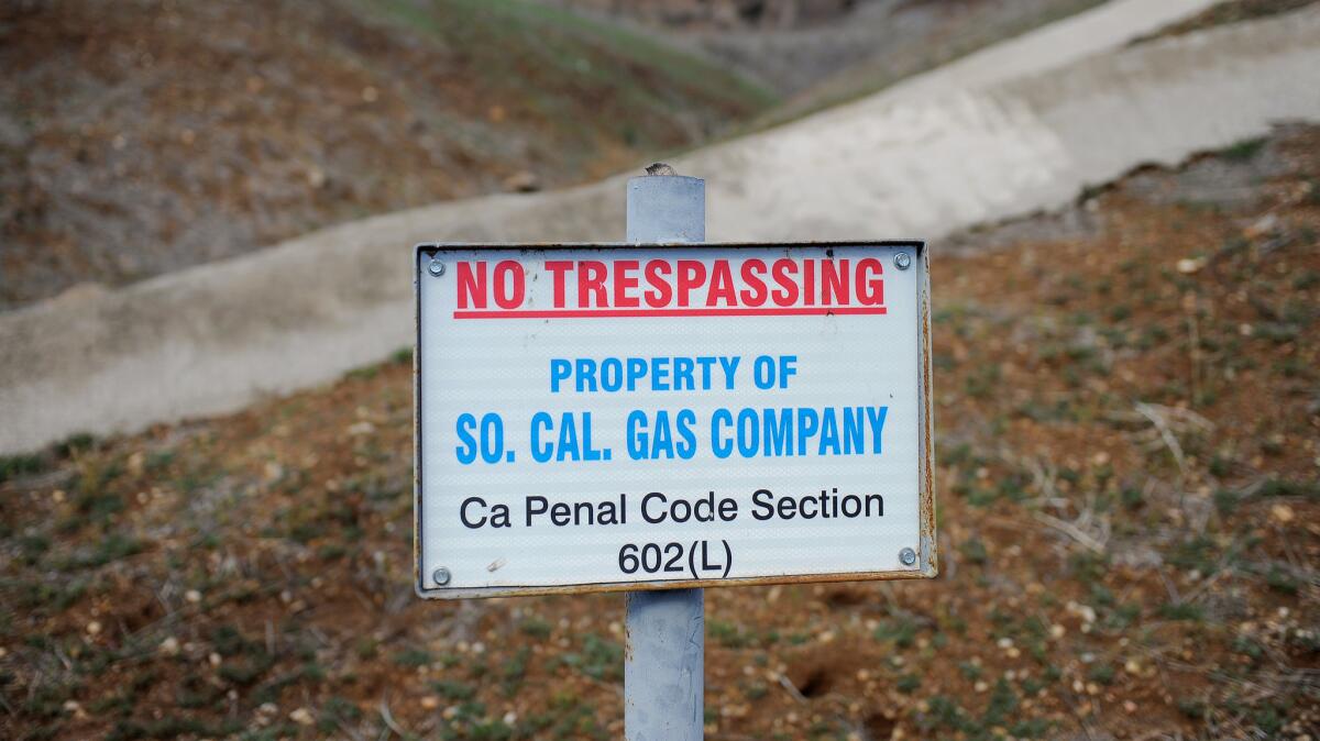 A "no trespassing" sign