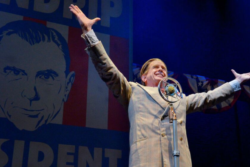 The Berkeley Rep's David Kelly as American dictator Buzz Windrip in "It Can't Happen Here."