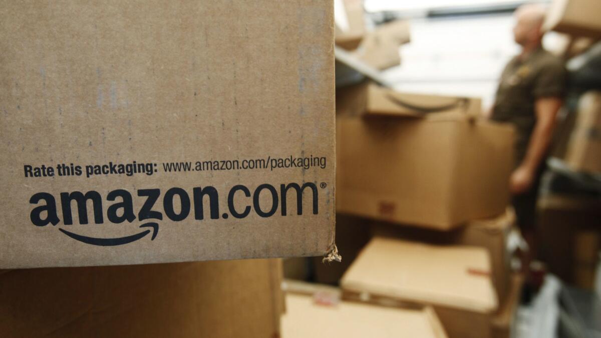 Amazon accounts for about half of all e-commerce spending in the U.S.