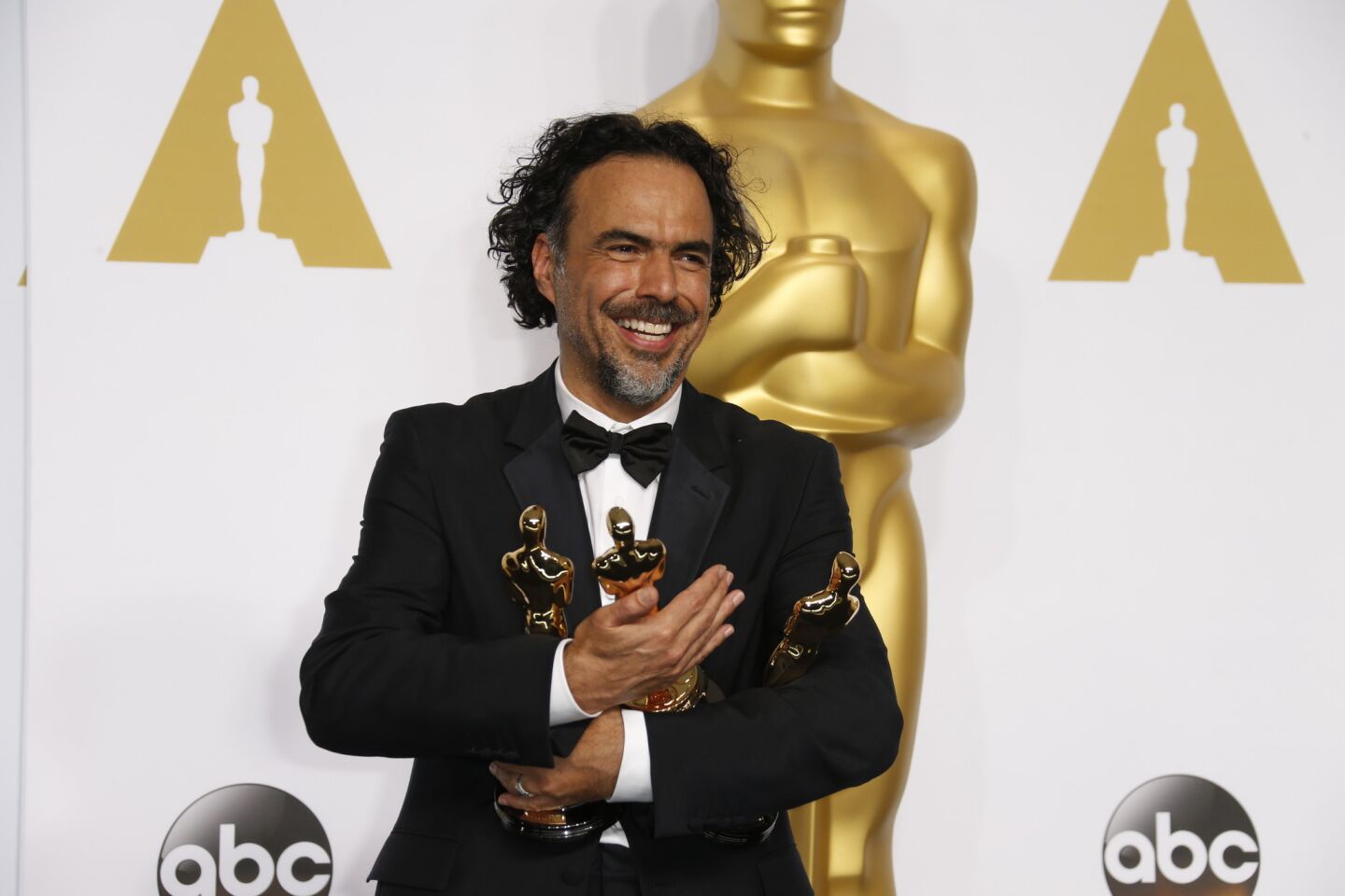 Oscars 2015 winners' room | Alejandro G. Inarritu
