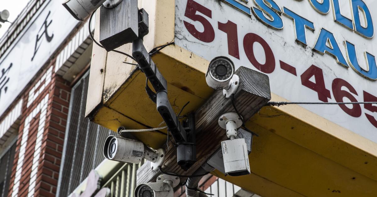 Newsom plans to deploy about 500 surveillance cameras in Oakland to trace automotive liv