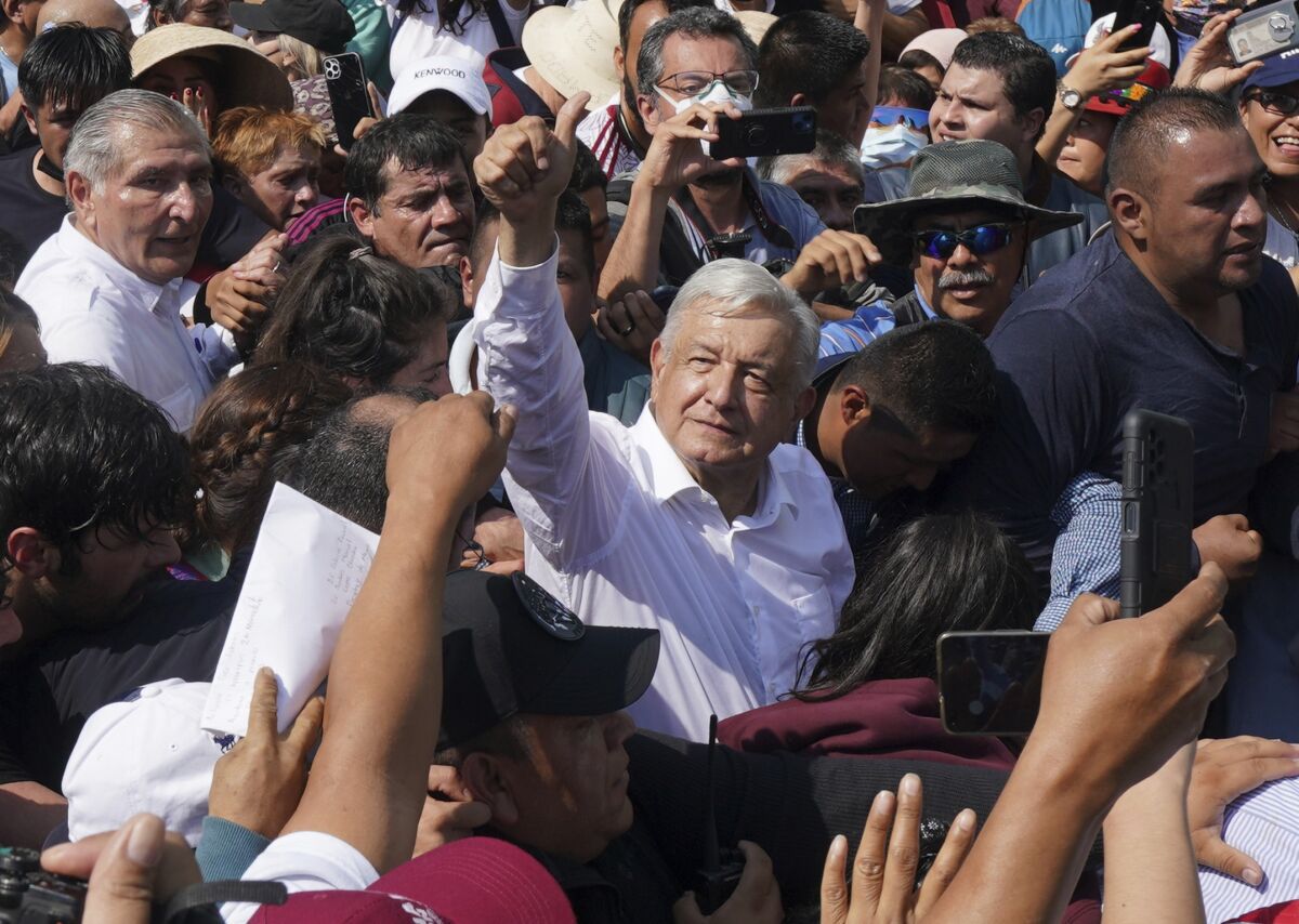Mexican President Andrés Manuel Lopez Obrador.