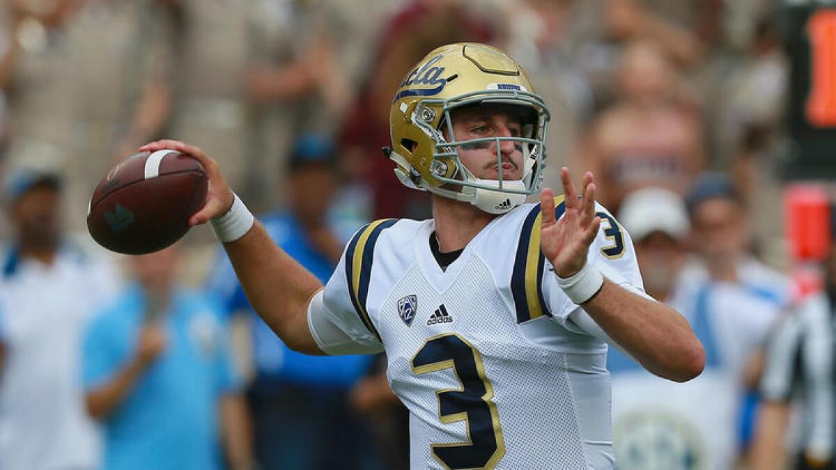 Quarterback Josh Rosen and UCLA get a second chance to earn a victory over Texas A&M as they open the season on Sunday in a rematch.