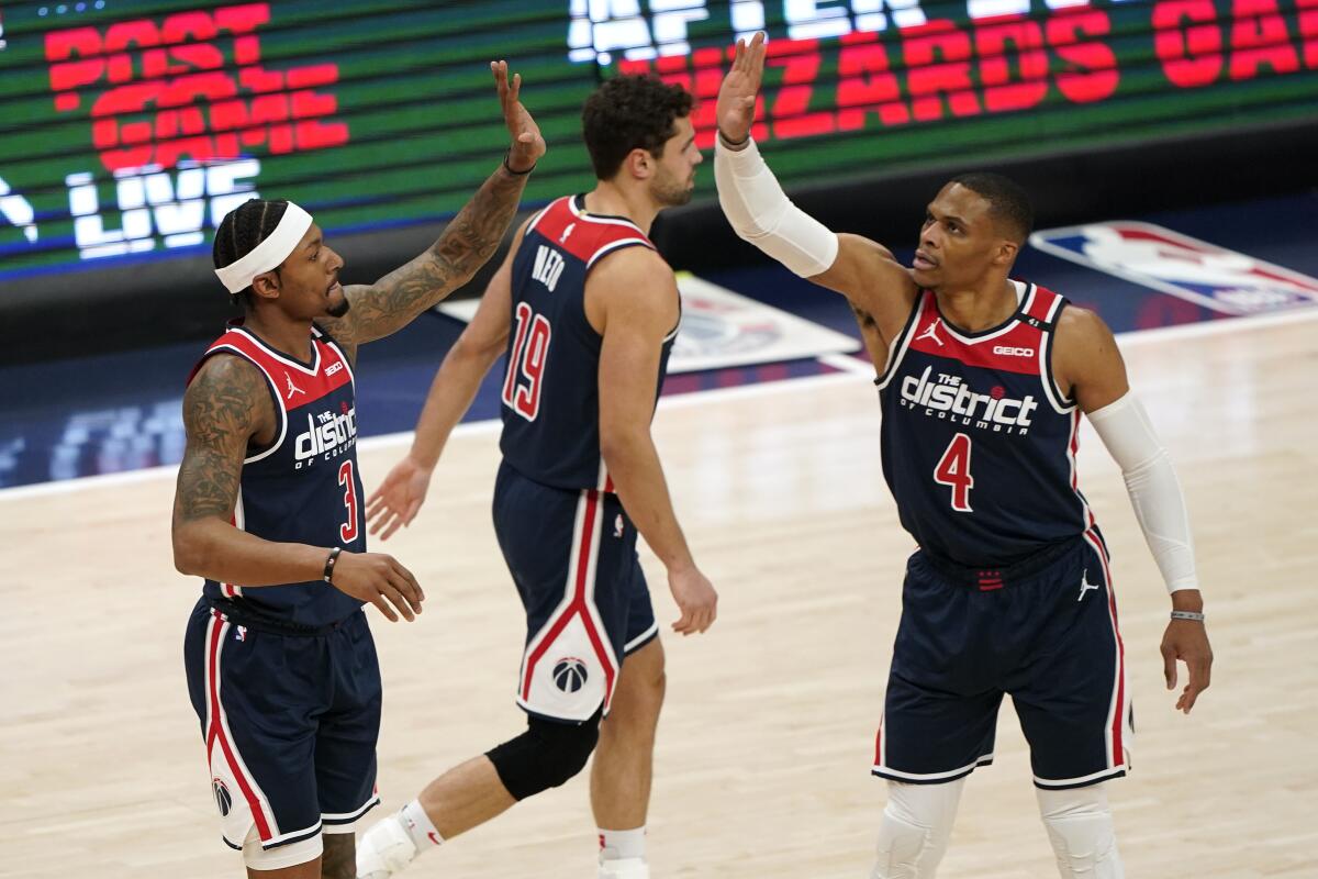 Equality': Beal, Westbrook, Wizards make statement in photo - The San Diego  Union-Tribune