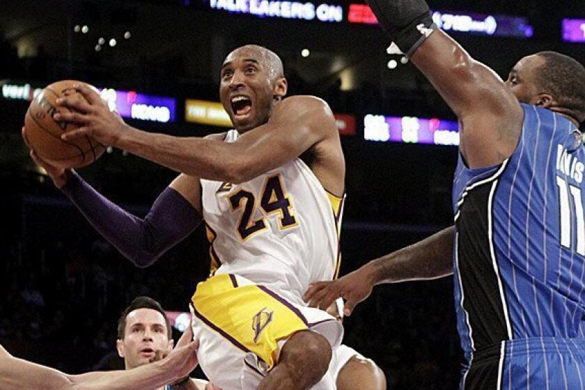 Philadelphia 76ers Coach Doug Collins says of the Lakers' Kobe Bryant: "He wants to answer the bell every night for his team, and that's what great players do."