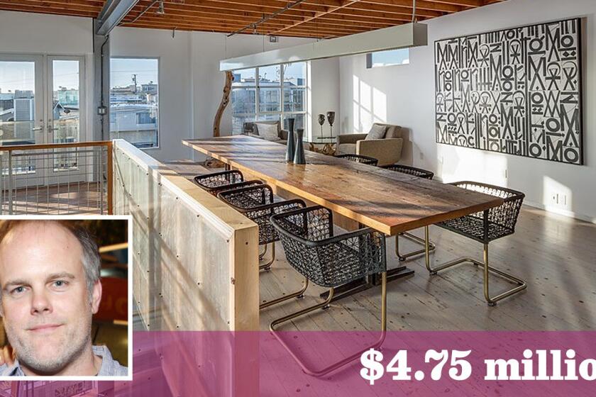 "Californication" creator Tom Kapinos has put his industrial-inspired contemporary in Manhattan Beach on the market for $4.75 million.