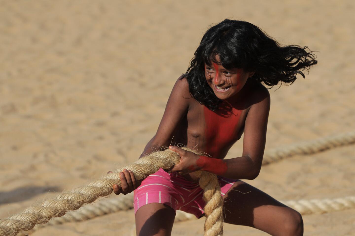 APphoto_APTOPIX Brazil World Indigenous Games