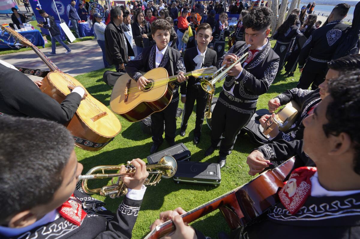 The 8th Annual Mariachi Festival and Competition takes place at Bayside Park in Chula Vista
