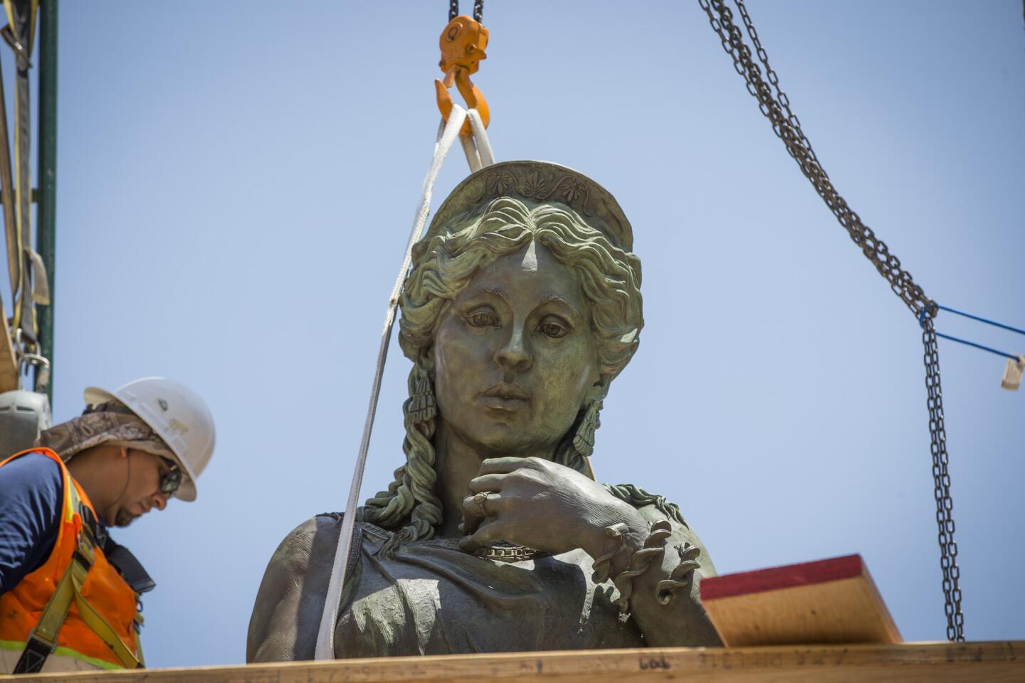 Hecuba, queen of Troy sculpture unveiled